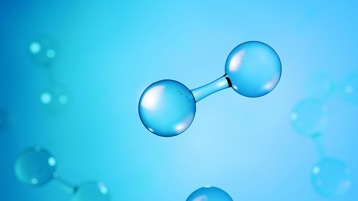 Darstellung von Wasserstoffmolekül 
