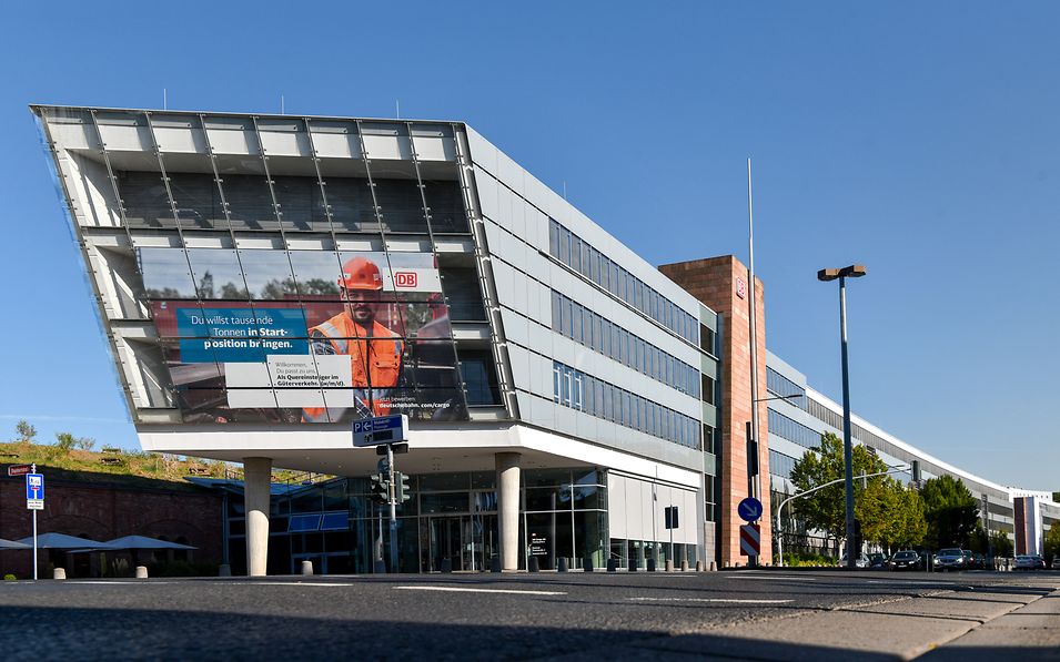 DB Cargo's head office building in Mainz